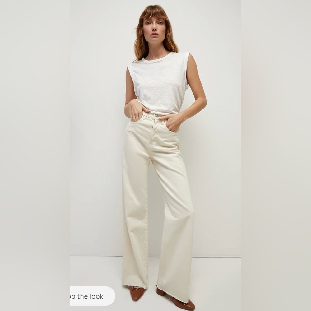 Veronica Beard Taylor Jeans in Ecru
